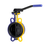 Przepustnica zBUT fig.497 wykonanie 68 (dysk kwasoodporny)